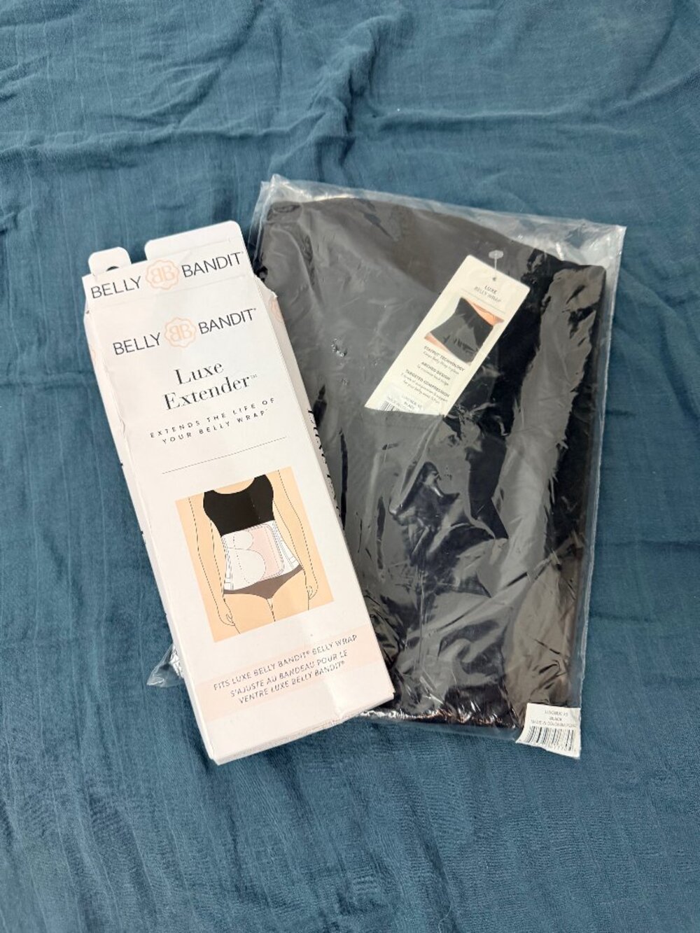 BUNDLE Belly Bandit XS Luxe Postpartum Belly Wrap + Extender
